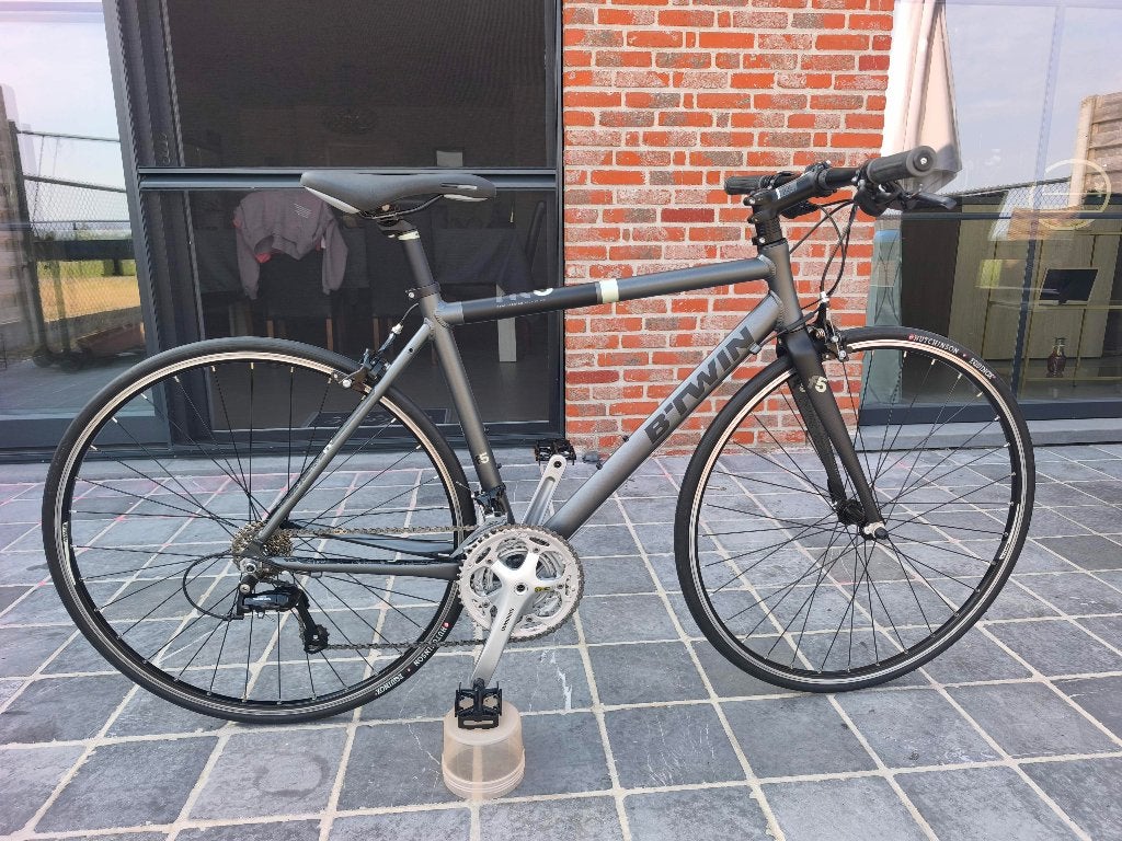 Sportfiets "B'twin Fit5" in uitstekende staat., Velgrem, B-Twin, Versnellingen, Zo goed als nieuw