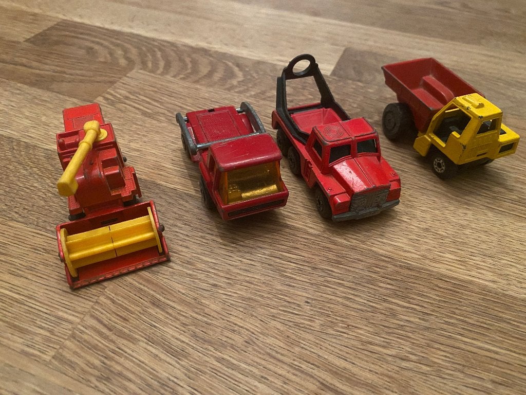 MATCHBOX : Véhicules de chantiers anciens miniatures, Enlèvement ou Envoi