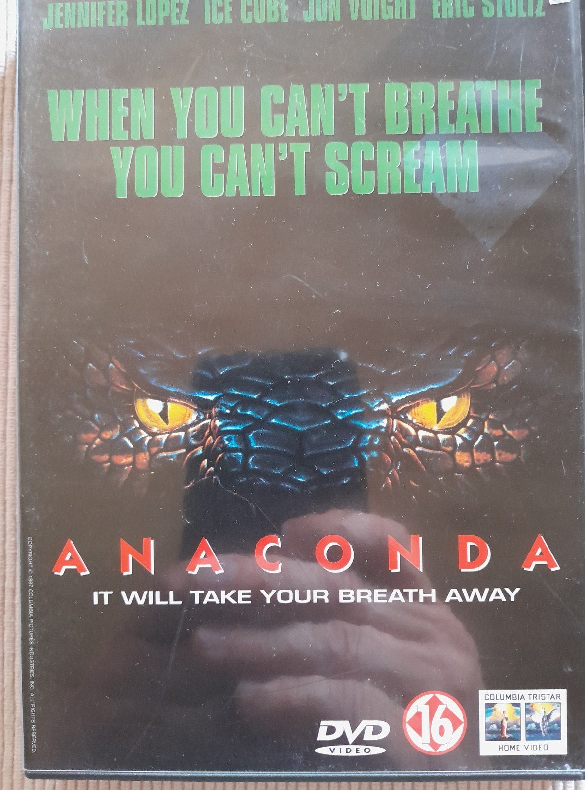 Anaconda, 1980 à nos jours, Enlèvement ou Envoi, Horreur, Comme neuf