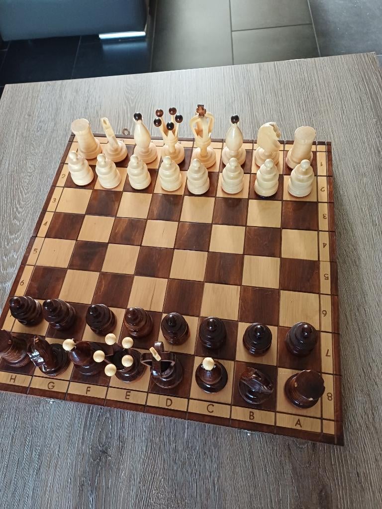 schaakbord, Hobby en Vrije tijd, Een of twee spelers, Ophalen, Zo goed als nieuw