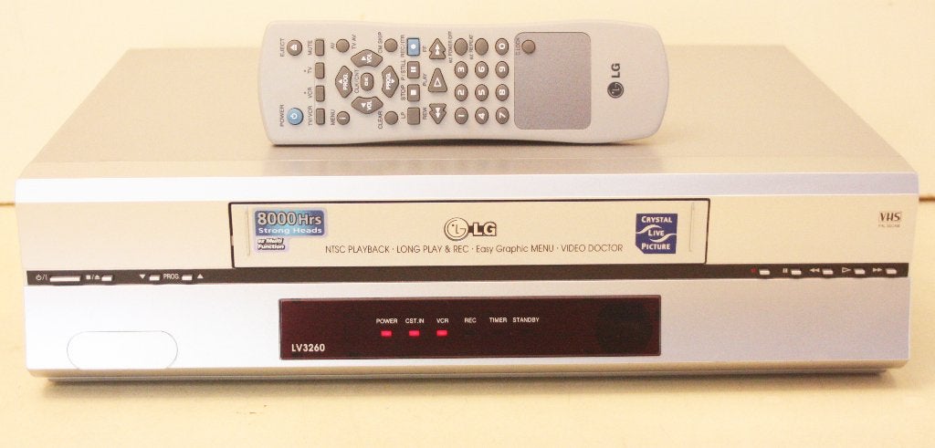 LG Videorecorder Met Afstandsbediening / Model LV3260, Ophalen of Verzenden, Zo goed als nieuw, VHS-speler of -recorder