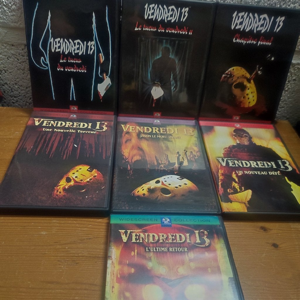 VENDREDI 13 - Pack dvd Films n°2 à 9/10 (Jason Voorhees), Cd's en Dvd's, Dvd's | Horror, Ophalen of Verzenden, Gebruikt, Slasher