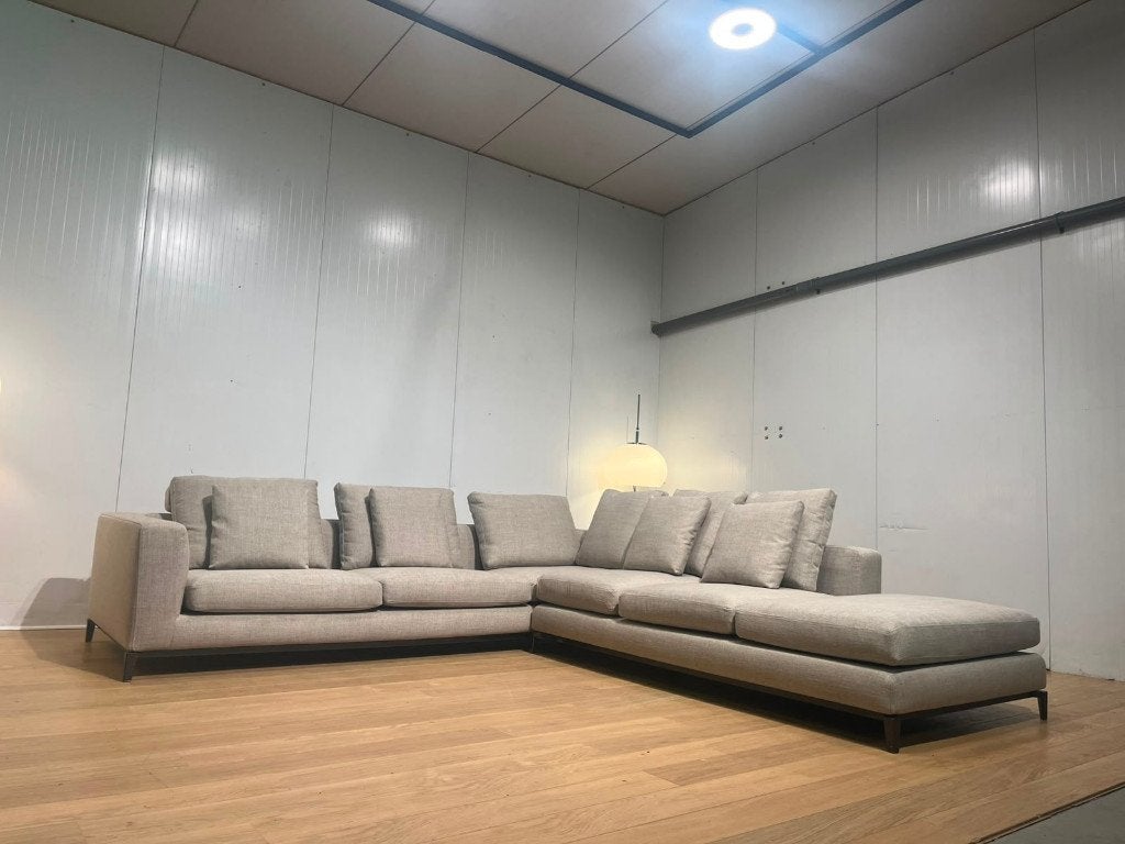 NEUF Minotti Andersen Canapé d'angle PN €25.000 + GARANTIE, Maison & Meubles, Neuf, Quatre personnes ou plus, Tissus, Design Bank Bankstel Zetel Hoekbank Minotti