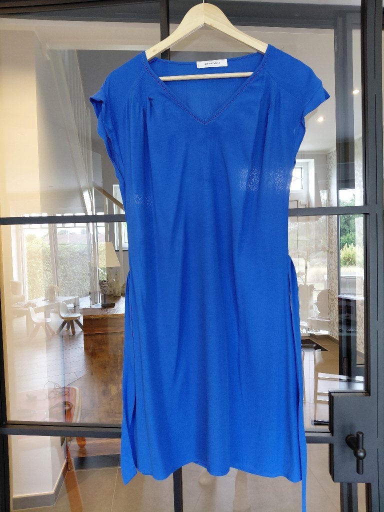 Jurk Promod maat 36, Blauw, Zo goed als nieuw, Maat 36 (S), Promod