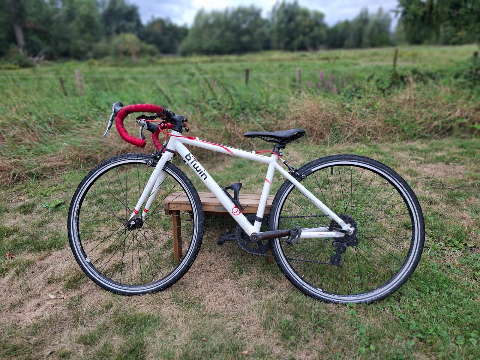 Koersfiets Decathlon 24 inch, Ophalen, Gebruikt, 20 inch of meer, Btwin Decathlon