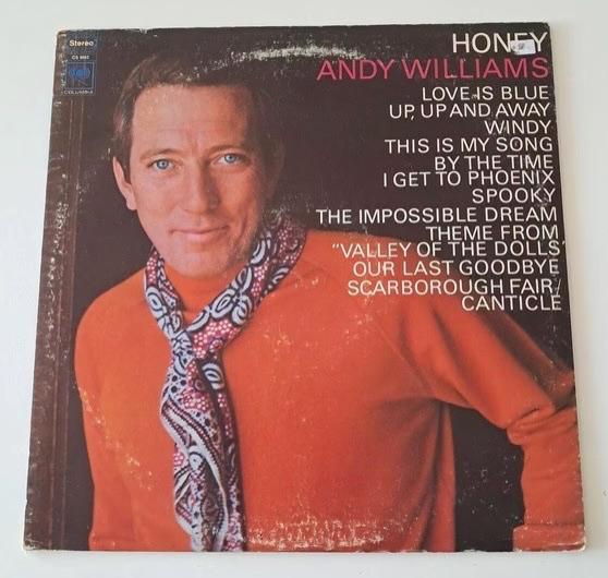 Andy Williams Honey LP, Cd's en Dvd's, Ophalen, 1970 - 1979, Gebruikt, 12 inch