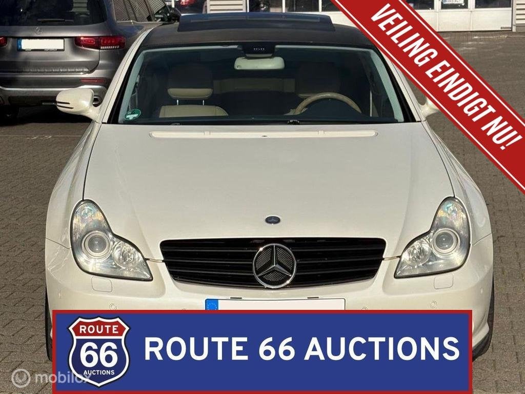 Mercedes-Benz CLS 500 | 2005 | Route 66 Auctions, Gebruikt, Zwart, Bedrijf, Handgeschakeld