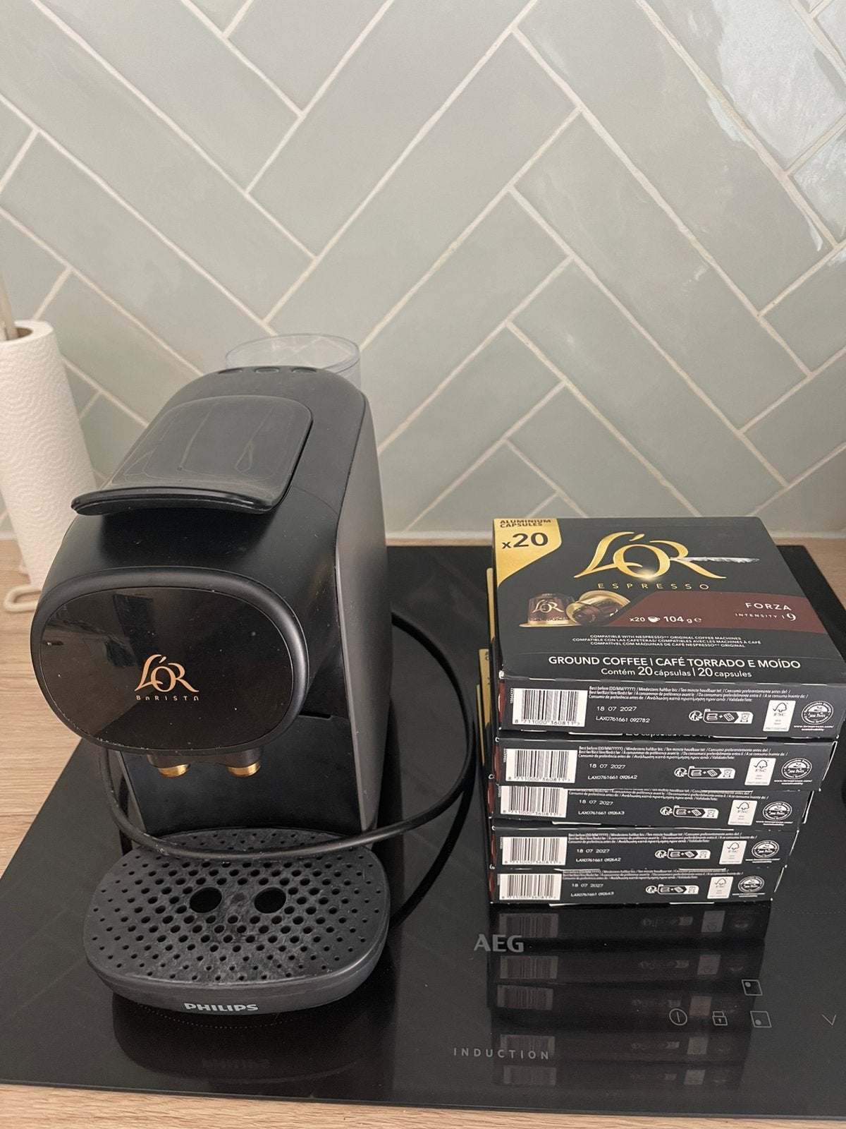 L’or barista + 100 capsules, Ophalen, Zo goed als nieuw