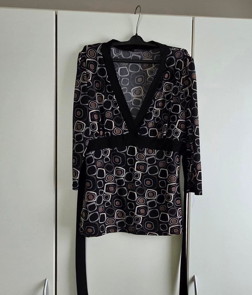 Zwarte shirt dames, Cassis Collection, Enlèvement, Taille 38/40 (M)