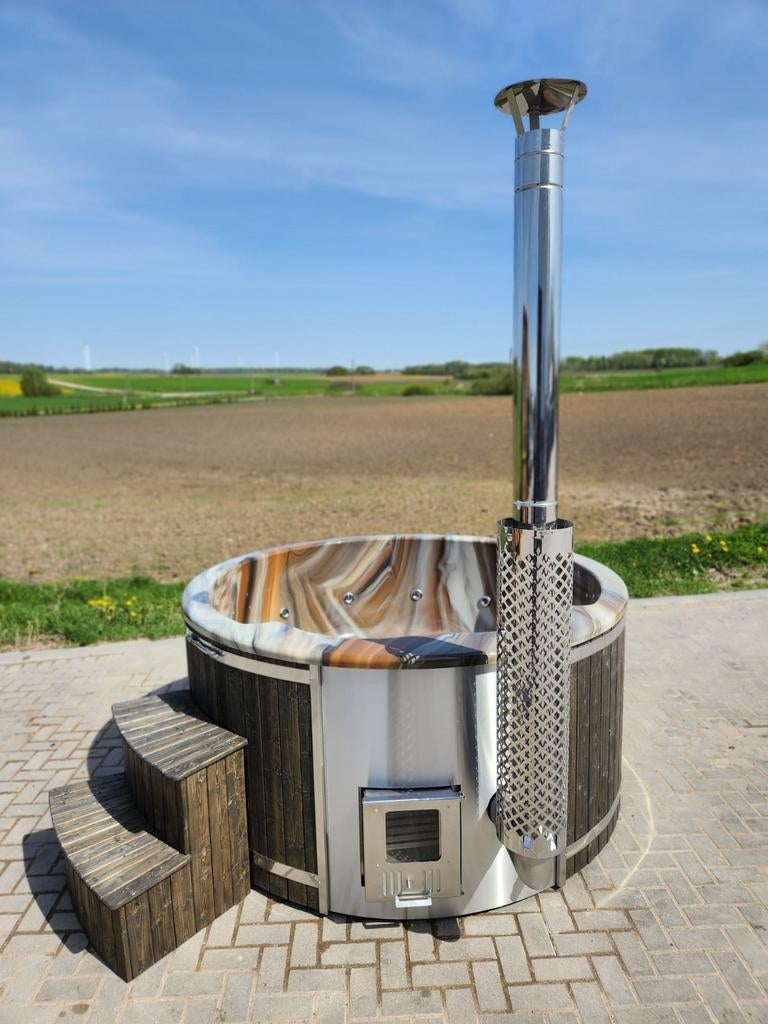 NIEUWE HOTTUBS interne kachel ‼️ 4450 euro incl deksel, Enlèvement ou Envoi, Escalier
