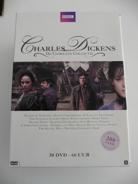 Charles Dickens - De Complete Collectie (Boxset 30 dvds), Ophalen of Verzenden, Zo goed als nieuw, Historisch of Kostuumdrama