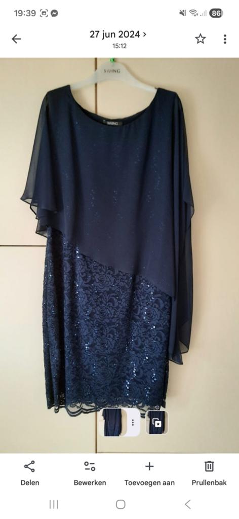 Swing cocktailejurk marine blauw, Kleding | Dames, Ophalen, Blauw