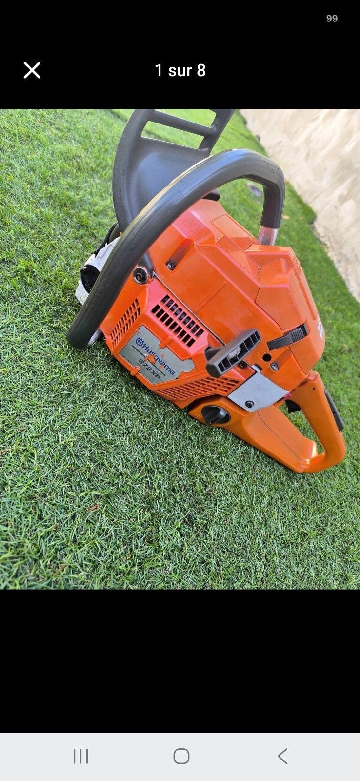 tronçonneuse husqvarna 372xp, Enlèvement
