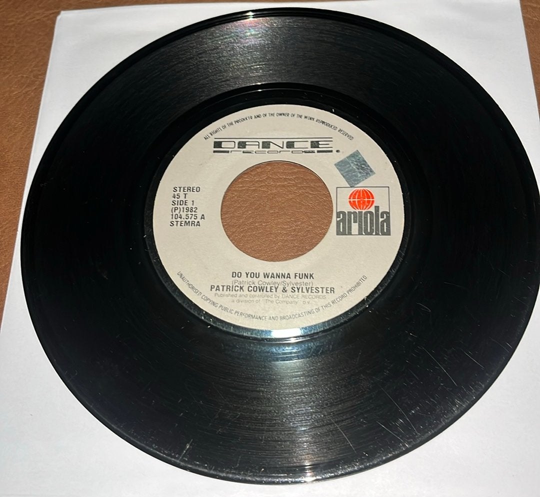 Patrick Cowley And Sylvester ‎– Do You Wanna Funk - 7” vinyl, Cd's en Dvd's, Vinyl Singles, Ophalen of Verzenden, Gebruikt