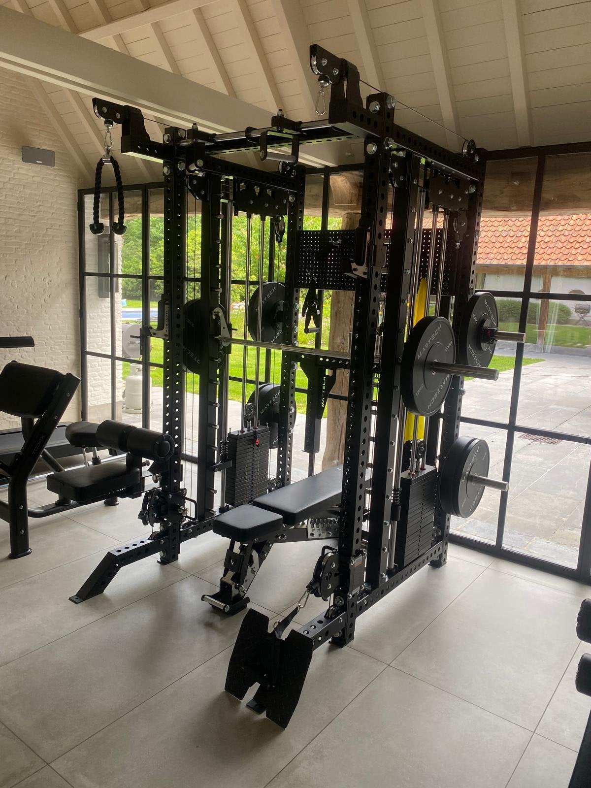 Martech m10 - all in one rack - lat pull - smith - cable, Sport en Fitness, Myech, Ophalen of Verzenden, Zo goed als nieuw, Mtech