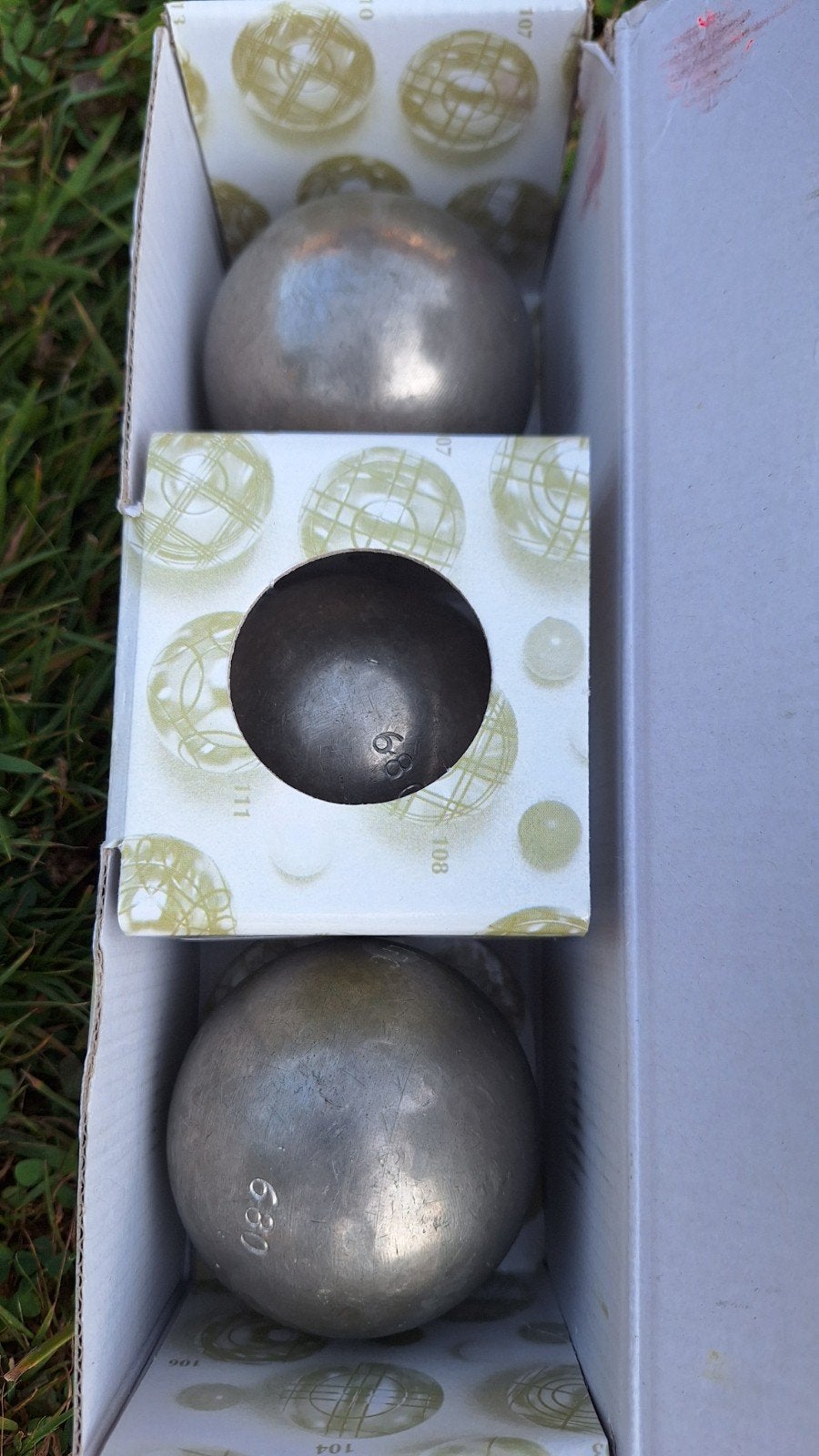 Futura 680g 73 mm petanque ballen set, Sport en Fitness, Ophalen of Verzenden