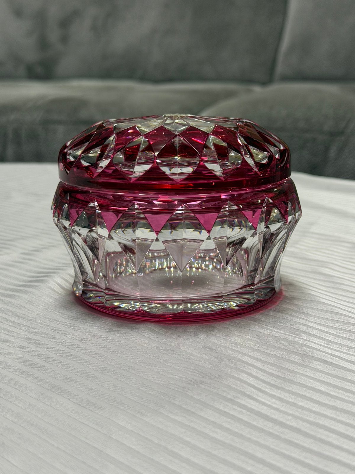 Val St. Lambert bonbonnière, Antiek en Kunst, Antiek | Glaswerk en Kristal, Ophalen