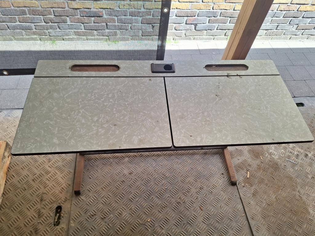 Schoolbankje  L 110 cm, 69 cm, B 50 cm, Ophalen
