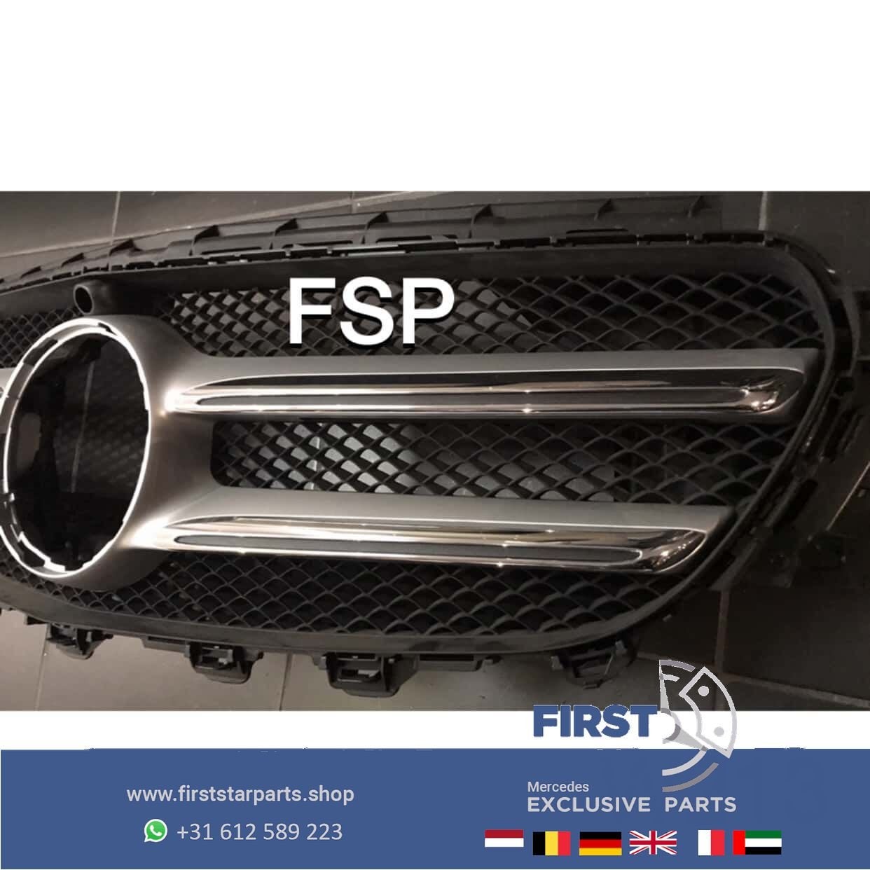 W213 W238 GRIL Mercedes E Klasse 2016-2021 ORIGINELE GRILLE, Gebruikt, -, Ophalen of Verzenden, -