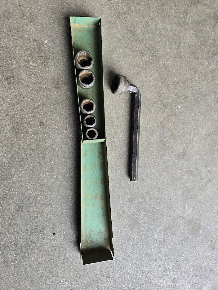 DOPSLEUTELSET GROTE DIAMETERS tweedehands, Ophalen of Verzenden, Zo goed als nieuw
