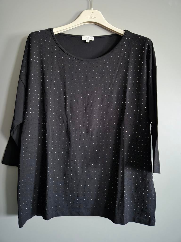 Nieuwe t-shirt  van Un Jour Ailleurs maat 3, Zwart, Un Jour Ailleurs, Nieuw, Shirt of Top