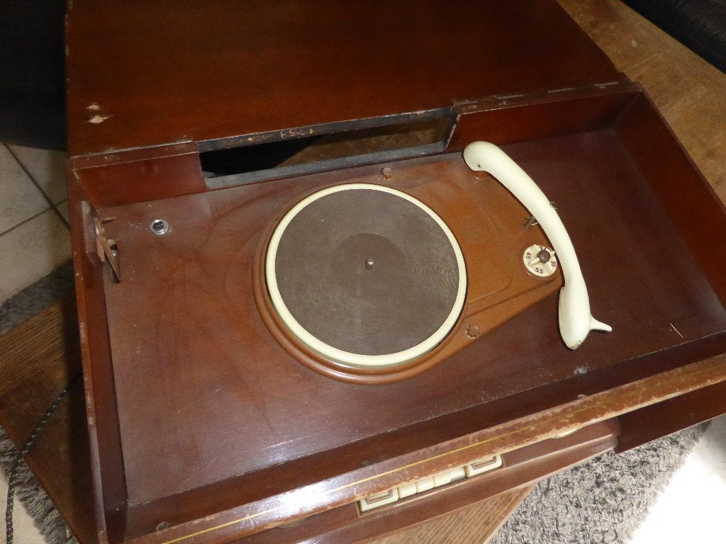 antieke radio radiobell met ingebouwde pick-up, Antiek en Kunst, Ophalen