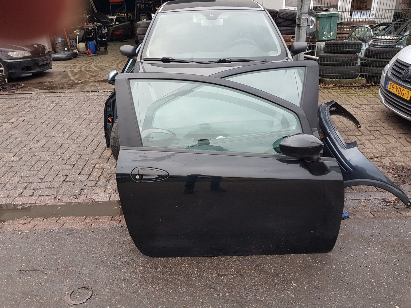FIAT GRANDE PUNTO PORTIER RECHTS BJ 2006 TOT 2010, -, Utilisé, Porte, -