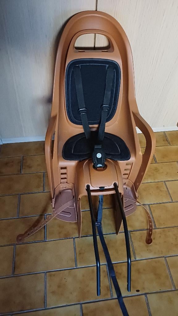 Fietsstoeltje Groovy + extra framebevestiging, Ophalen, Achterzitje, Voetsteuntjes, 9 t/m 18 kg