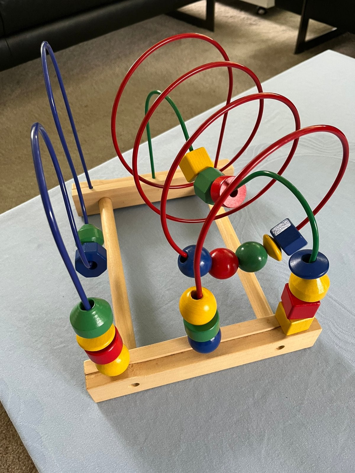 Kleurrijke educatief houten kralen speelgoed, Kinderen en Baby's, Speelgoed | Houten speelgoed, Ophalen, Zo goed als nieuw