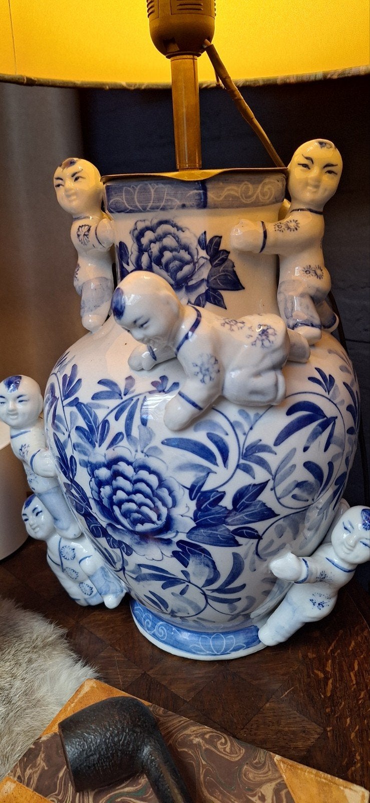 japanse tafellamp, Ophalen