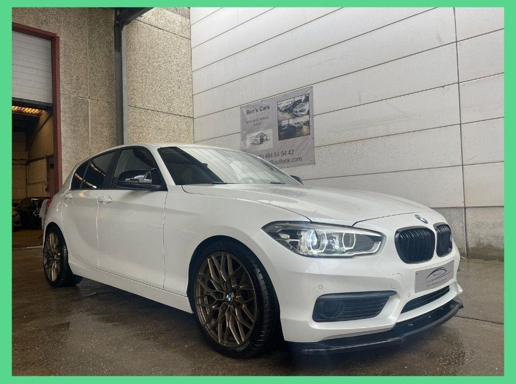 Bmw 116i Sport  *Gps/Leder/Led *, Auto's, BMW, 1 Reeks, Wit, Leder, Bedrijf