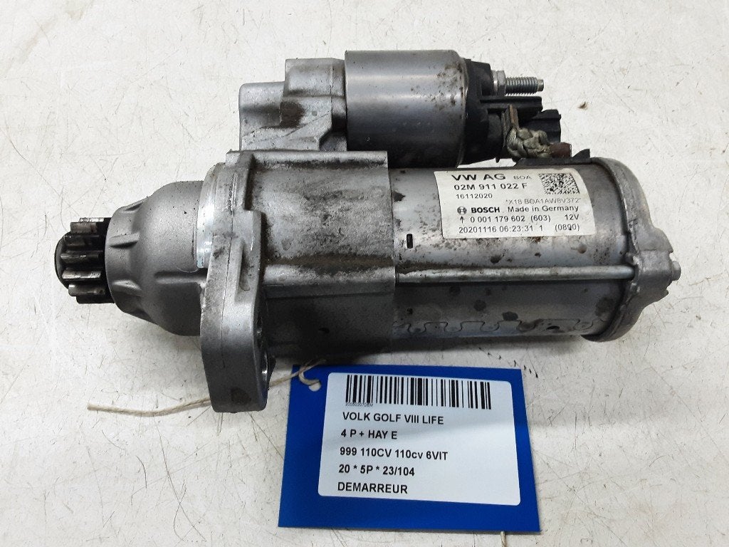 STARTMOTOR Volkswagen Golf VIII (CD1) (02M911022F), Gebruikt, Volkswagen, Volkswagen AG, Kundenbetreuung@volkswagen.de