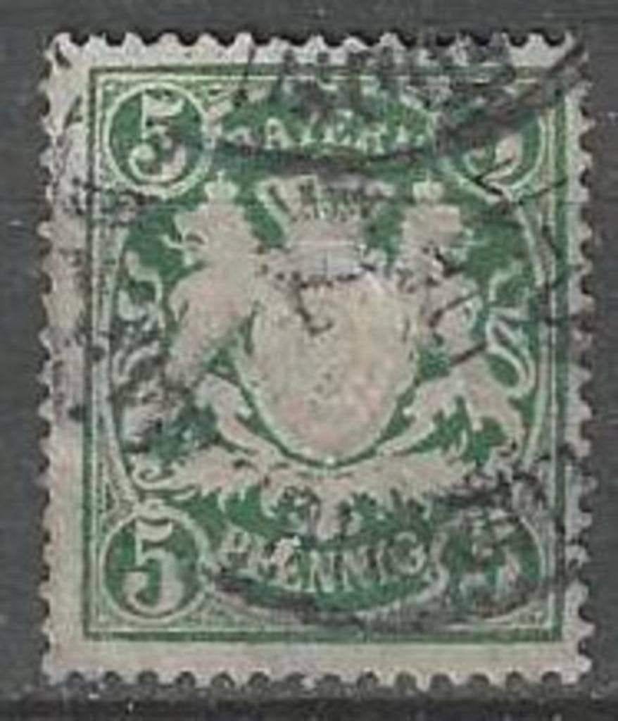Bayern 1888/1904 - Yvert 62 - Stadswapen in relief (ST), Verzenden, Gestempeld