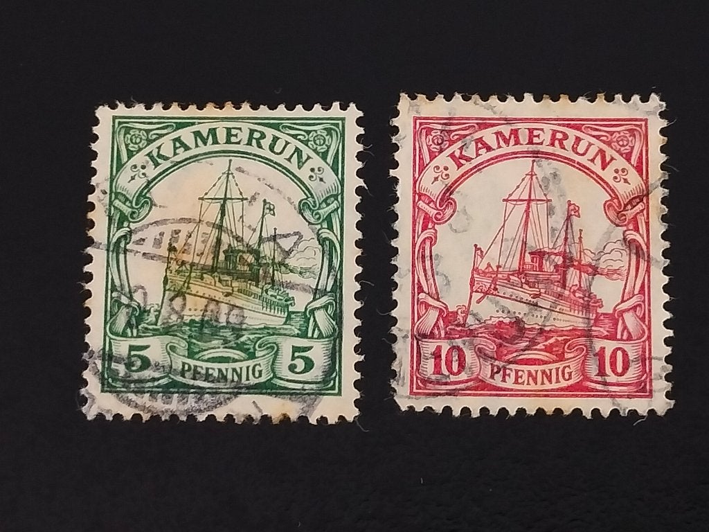 Cameroun allemand 1905 - Yacht impérial Hohenzollern, Timbres & Monnaies, Timbres | Afrique, Envoi, Autres pays, Affranchi