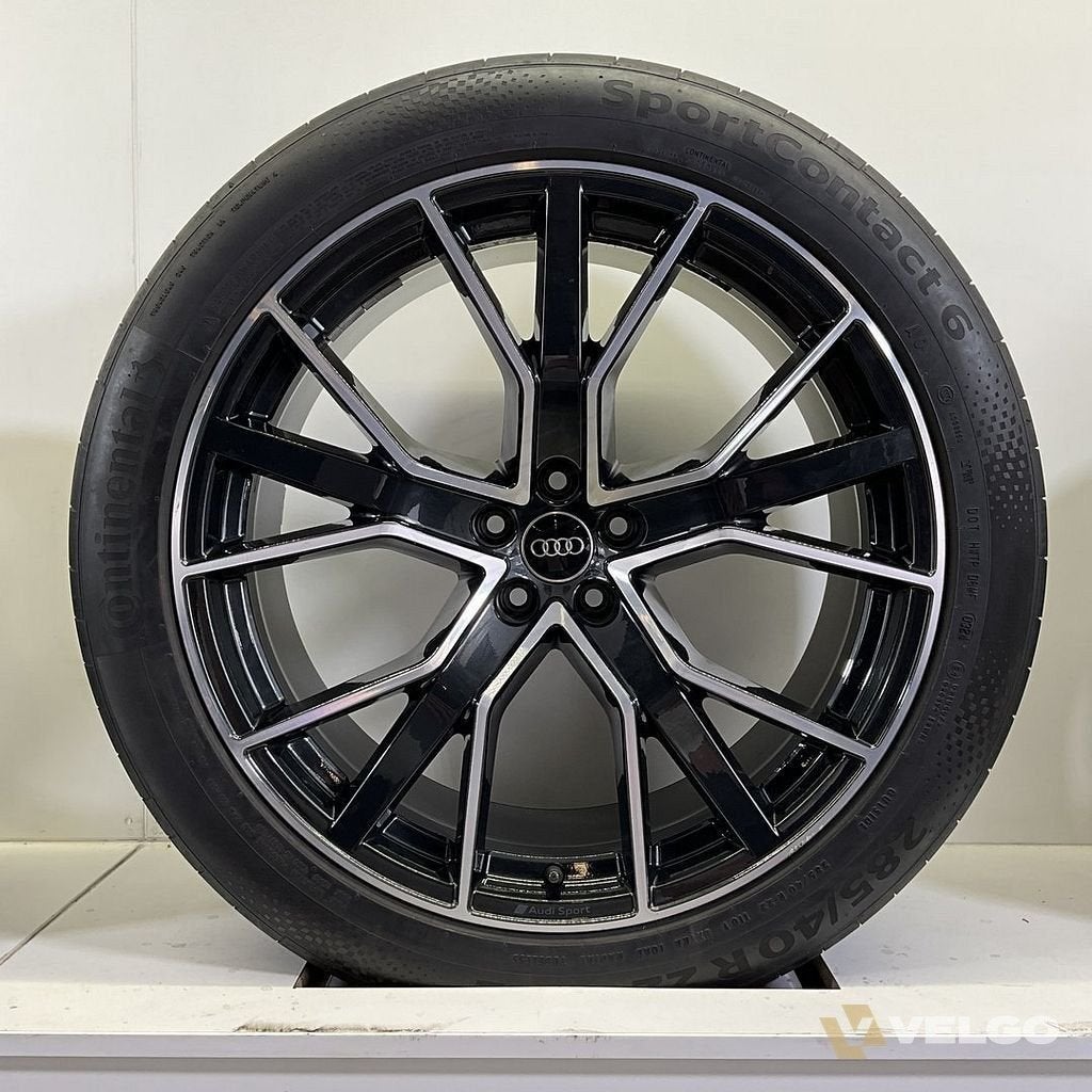 AUDI RSQ8 SQ8 Q8 SET VELGEN + ZOMERBANDEN 22 INCH, Pneus et Jantes, 285 mm, Véhicule de tourisme, Pneus été