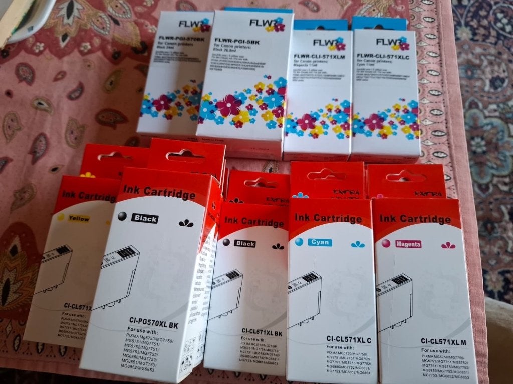 nieuwe CANON Inktcartridges wegens nieuwe printer, Ophalen of Verzenden, Nieuw, Cartridge, Canon