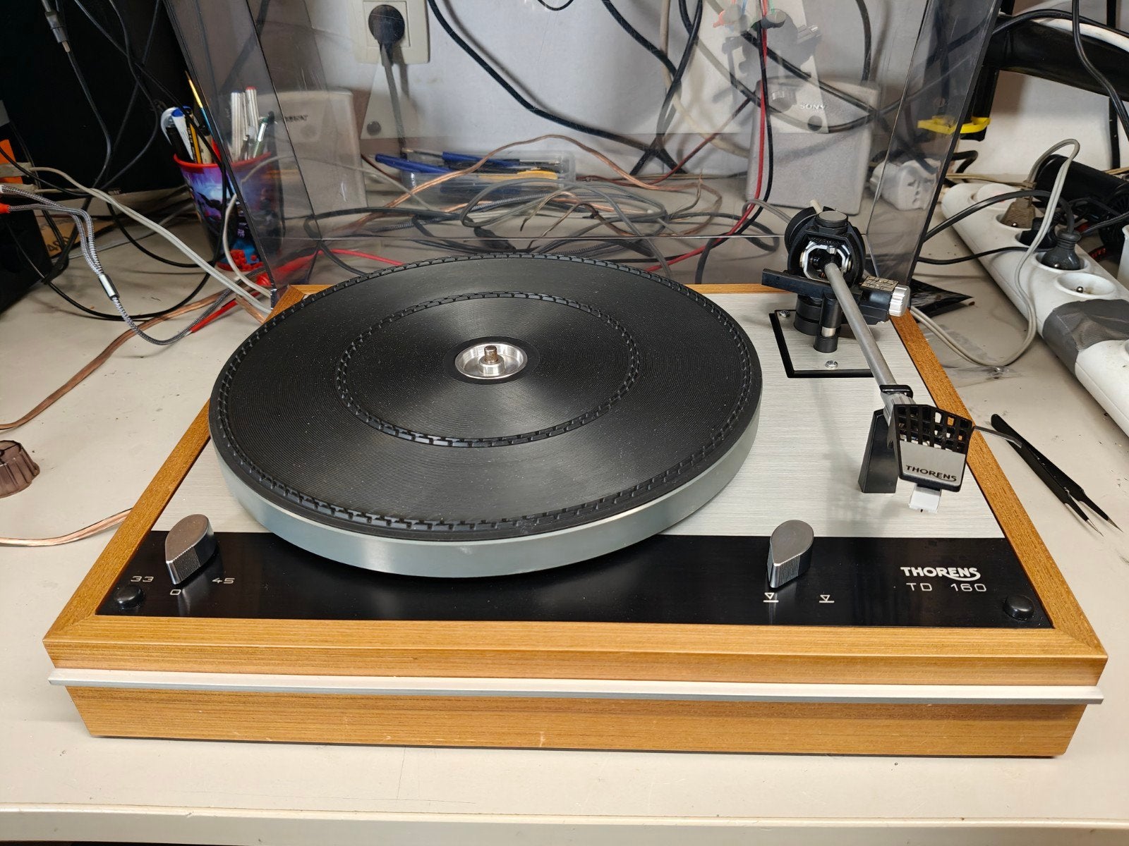 Thorens TD-160, Audio, Tv en Foto, Ophalen, Gebruikt, Platenspeler, Thorens