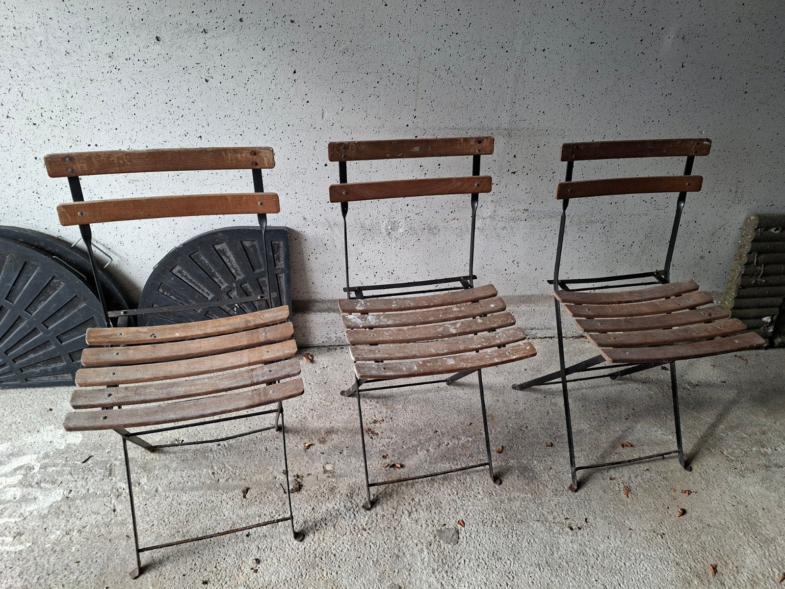 3 bistro tuin stoeltjes, Ophalen