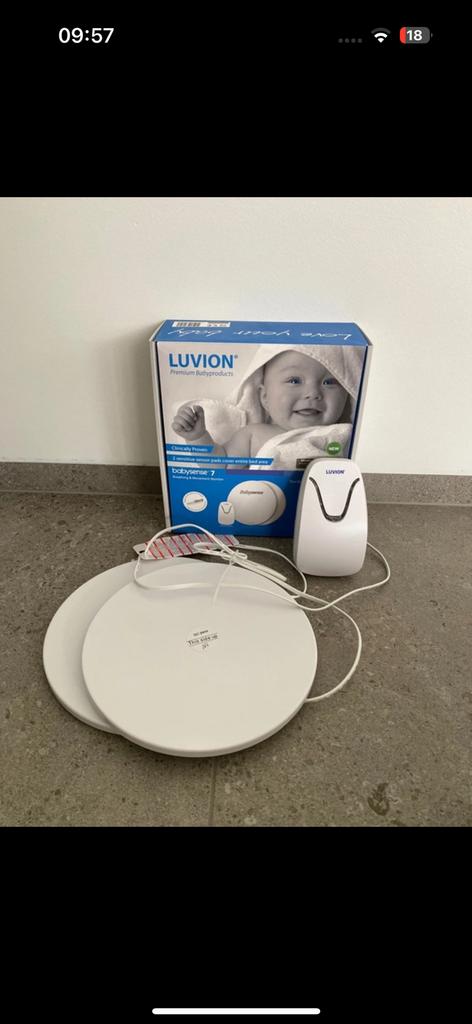 Ademhalingssensor baby luvion babysense, Kinderen en Baby's, Ophalen, Zo goed als nieuw