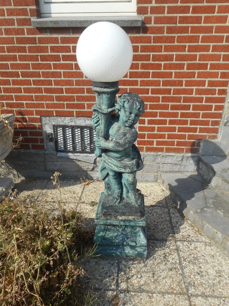 statue lampe béton, Enlèvement, Utilisé, Béton, Ange