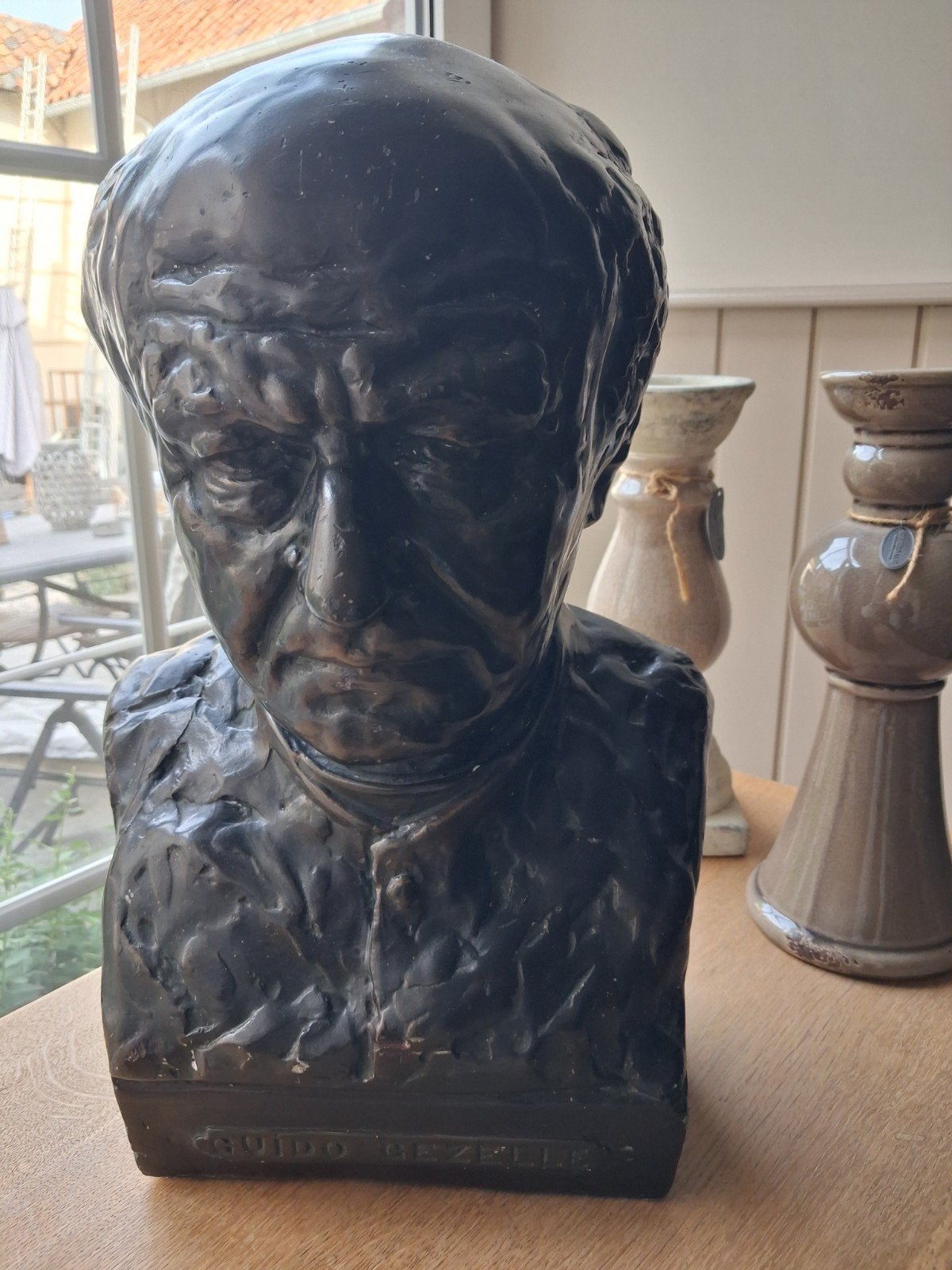 buste van Guido gezelle., Antiek en Kunst, Ophalen