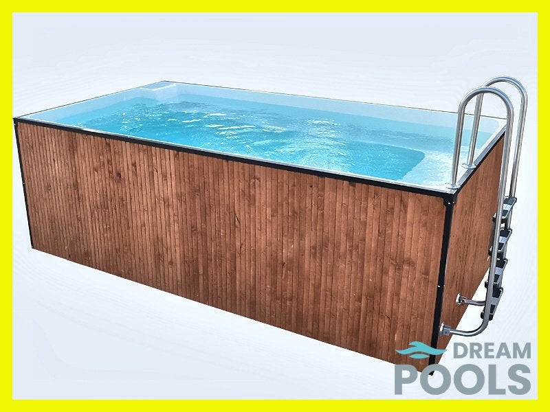 Polyester Glasvezel Zwembaden Vrijstaande Tuin Zwembad 4,50m, Tuin en Terras, Ophalen, Nieuw, Overige typen