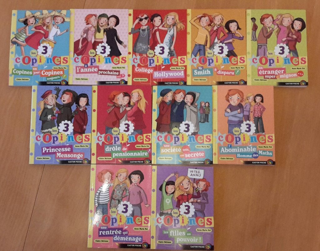 Les 3 copines (11 tomes) petits livres 9-11 ans, Ophalen of Verzenden, Zo goed als nieuw, Fictie algemeen