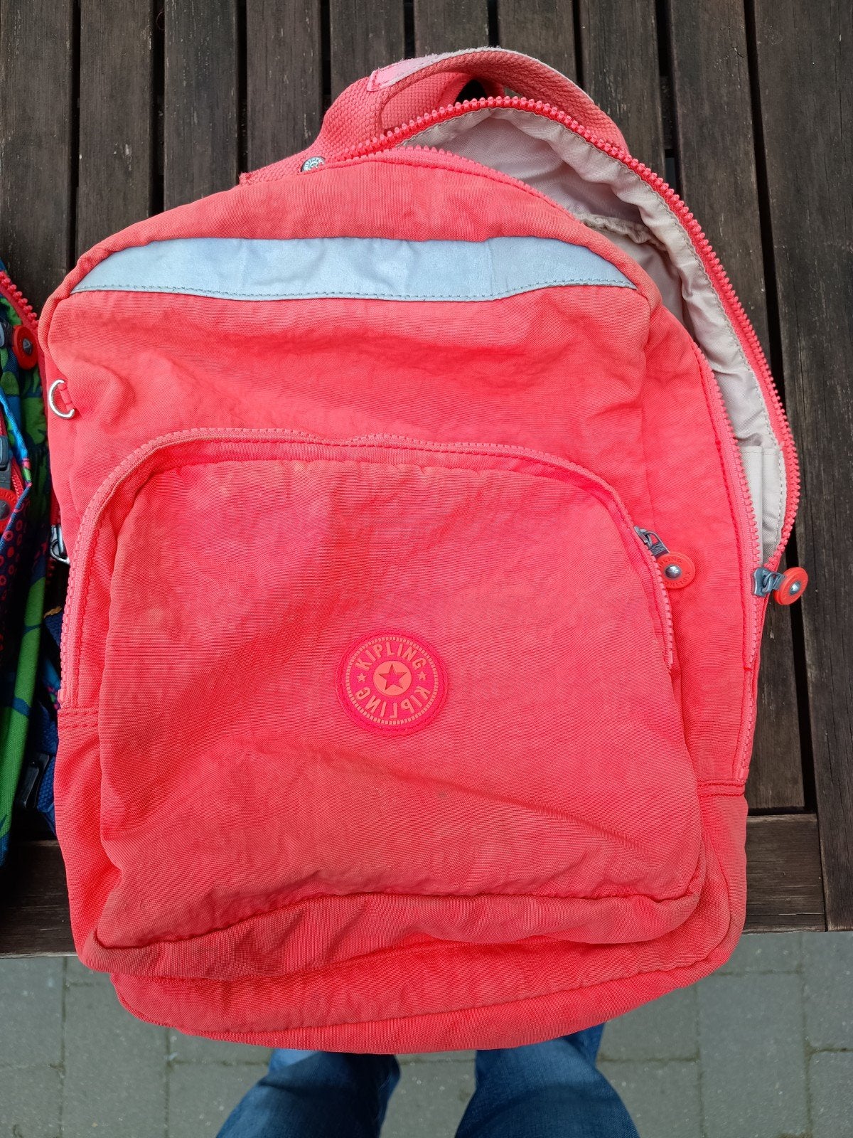 Kipling boekentas ., Handtassen en Accessoires, 30 tot 40 cm, Rugtas, Ophalen of Verzenden, Zo goed als nieuw