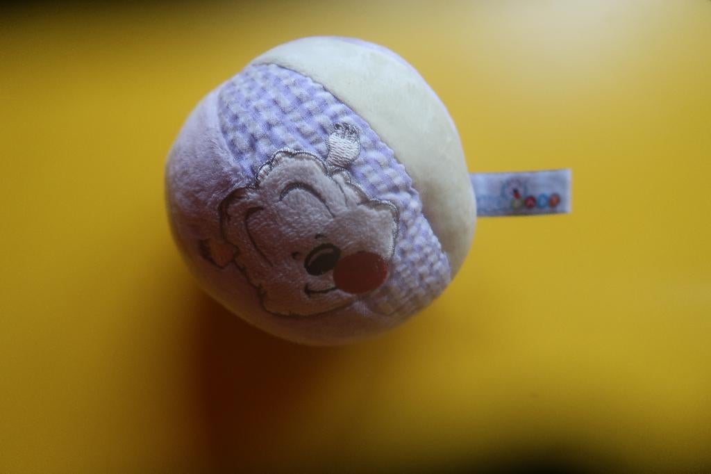 babyspeelgoed bal Samson en mickey mouse, Ophalen of Verzenden, Zo goed als nieuw, Met geluid