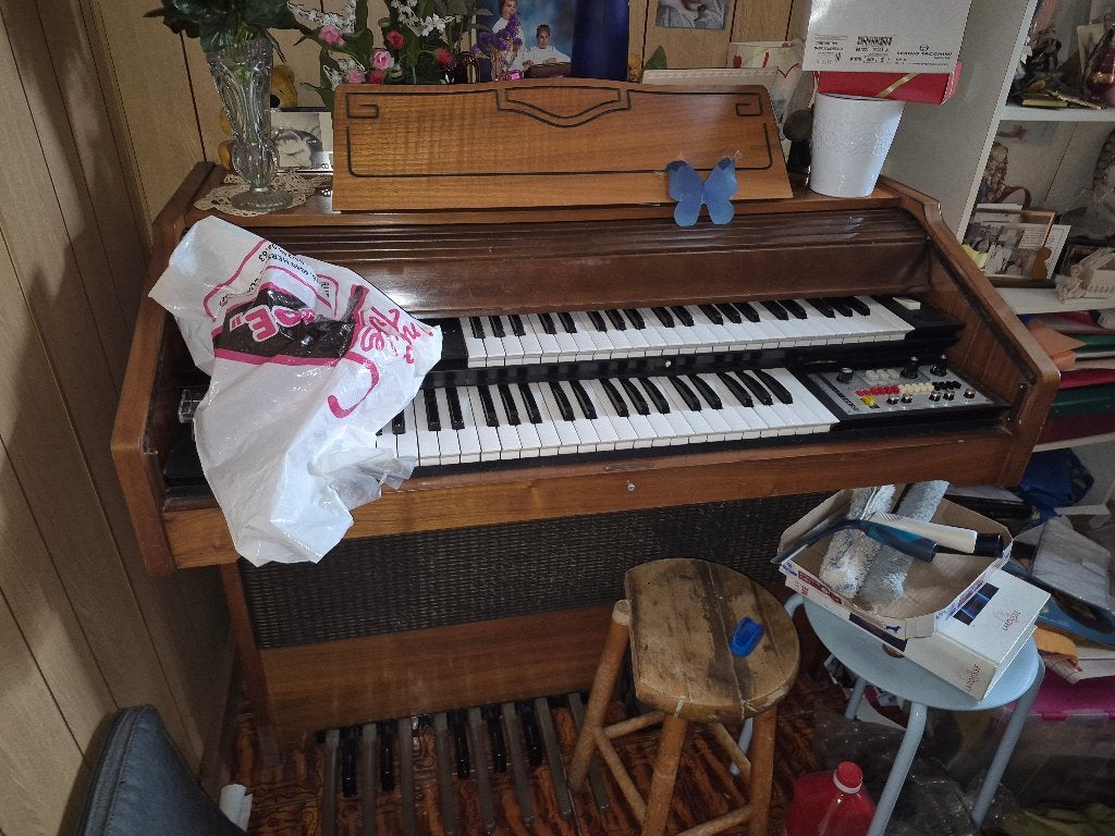 Orgue electronique vintage, Musique & Instruments, Orgues, Enlèvement, Utilisé, 2 claviers, Orgue