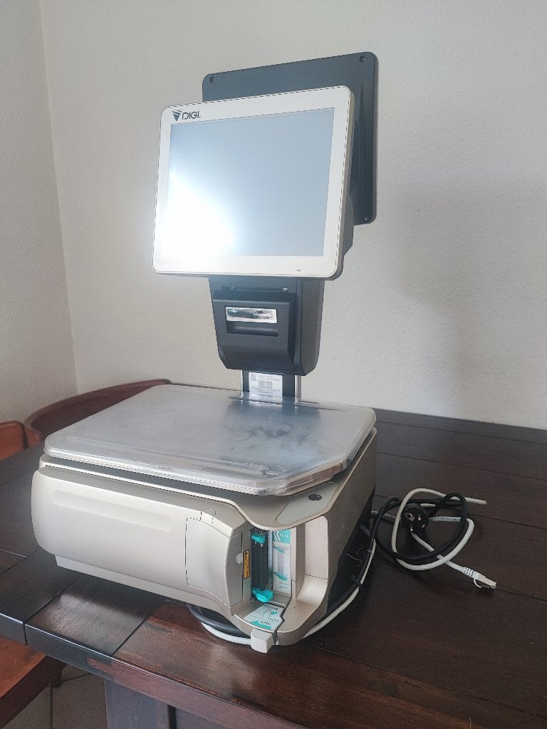 Caisse Digi EM-5500ev plus balance, Articles professionnels, Enlèvement