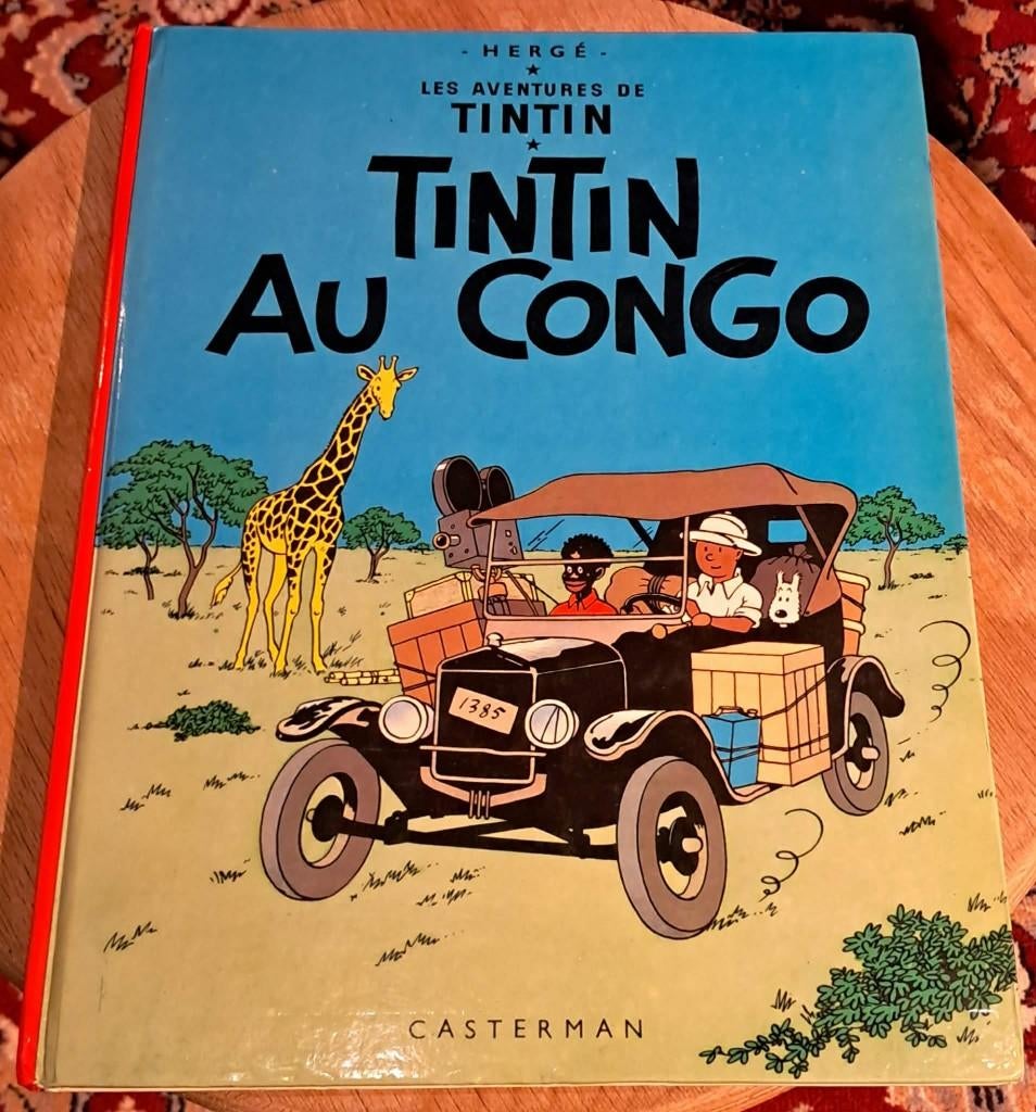Tintin au congo, Enlèvement ou Envoi, Une BD, Utilisé, Hergé