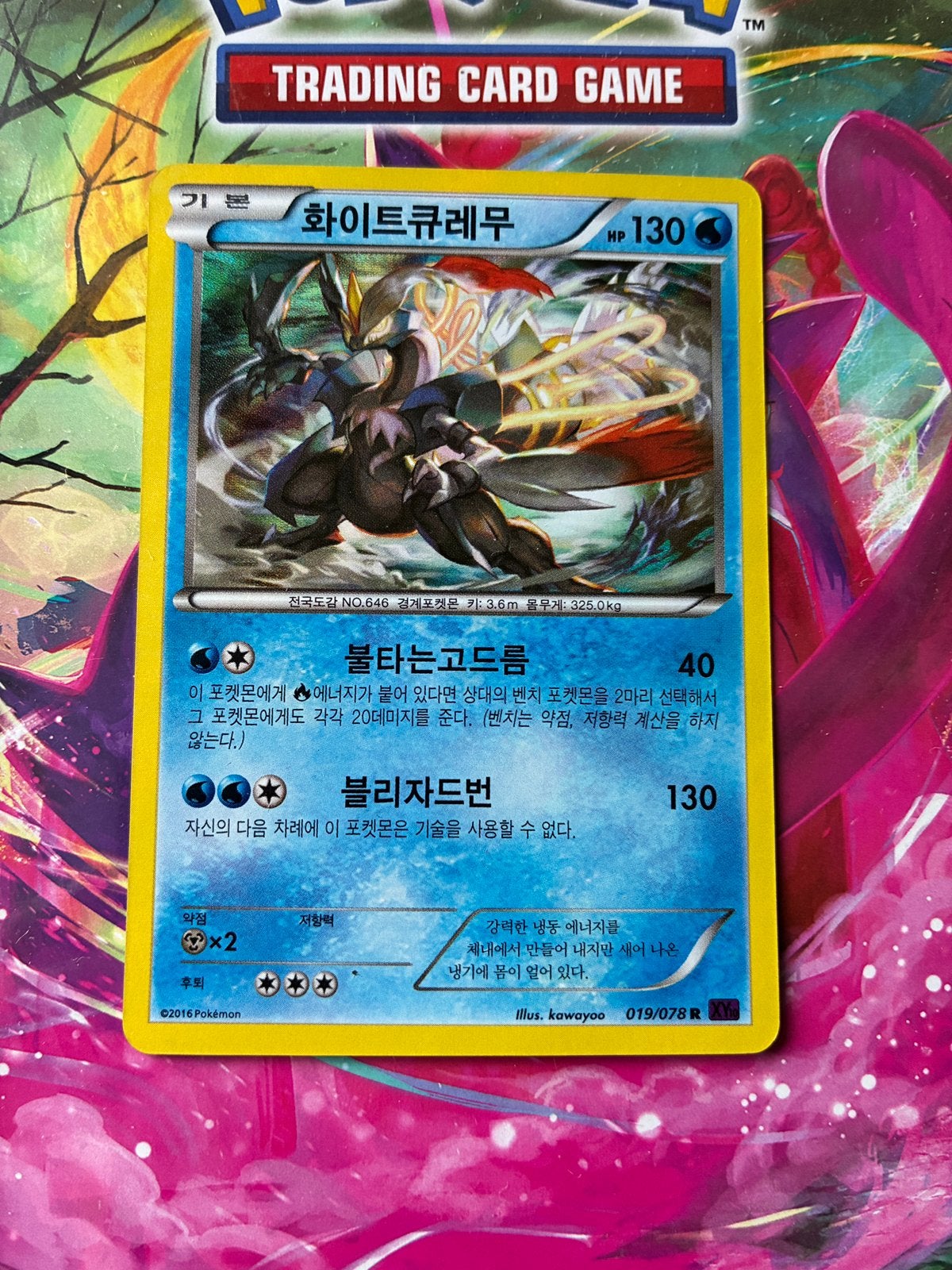 Carte Pokémon Kyurem Blanc 019/078, Enlèvement, Comme neuf