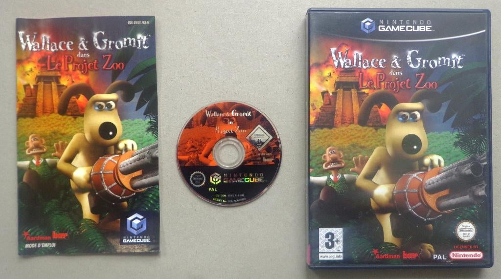 Wallace & Gromit in Project Zoo voor de Nintendo GameCube, Enlèvement ou Envoi, Comme neuf
